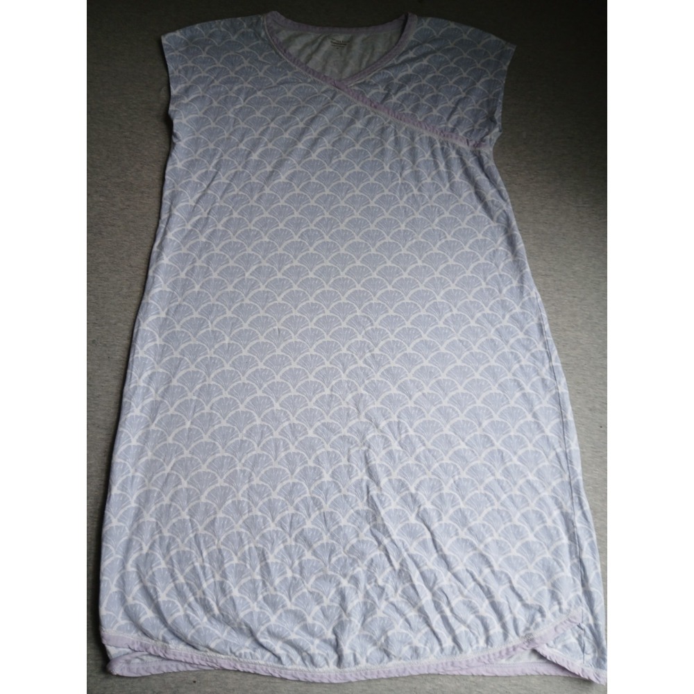Garnet Hill Nightgown Medium Organic Cotton Sea Shell Sleep Pajama